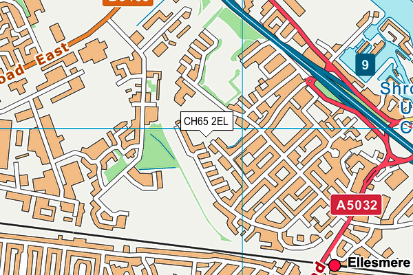 CH65 2EL map - OS VectorMap District (Ordnance Survey)