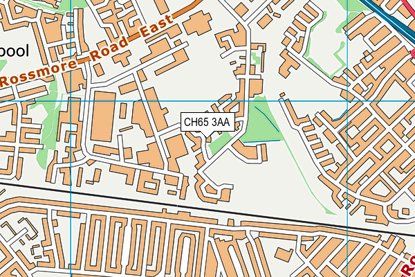 CH65 3AA map - OS VectorMap District (Ordnance Survey)