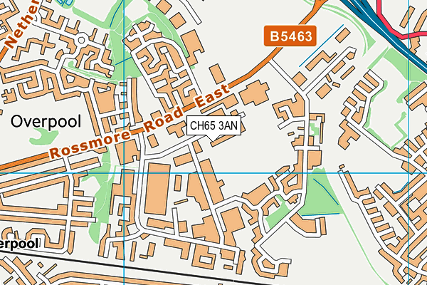 CH65 3AN map - OS VectorMap District (Ordnance Survey)