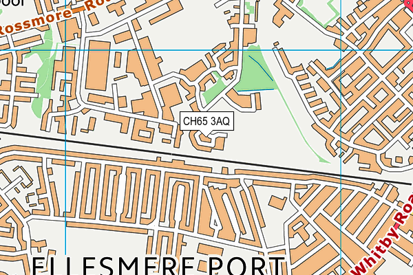 CH65 3AQ map - OS VectorMap District (Ordnance Survey)