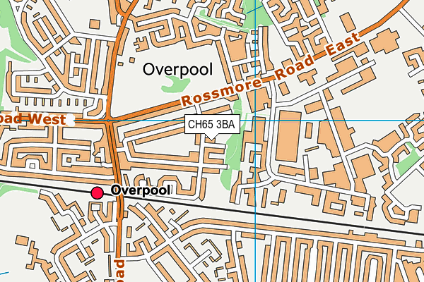 CH65 3BA map - OS VectorMap District (Ordnance Survey)