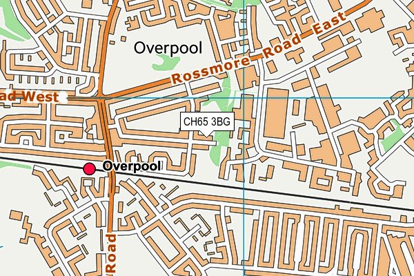 CH65 3BG map - OS VectorMap District (Ordnance Survey)