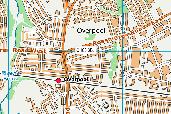 CH65 3BJ map - OS VectorMap District (Ordnance Survey)