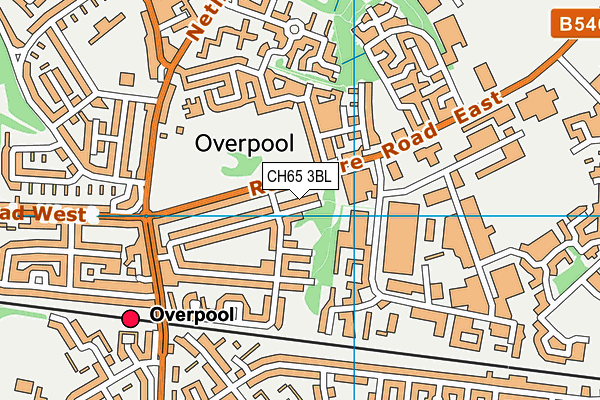 CH65 3BL map - OS VectorMap District (Ordnance Survey)