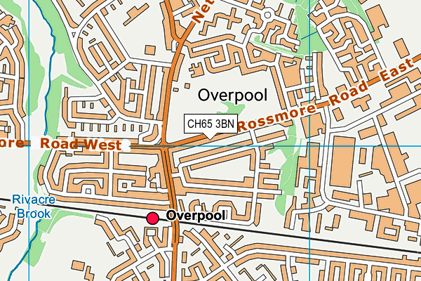 CH65 3BN map - OS VectorMap District (Ordnance Survey)