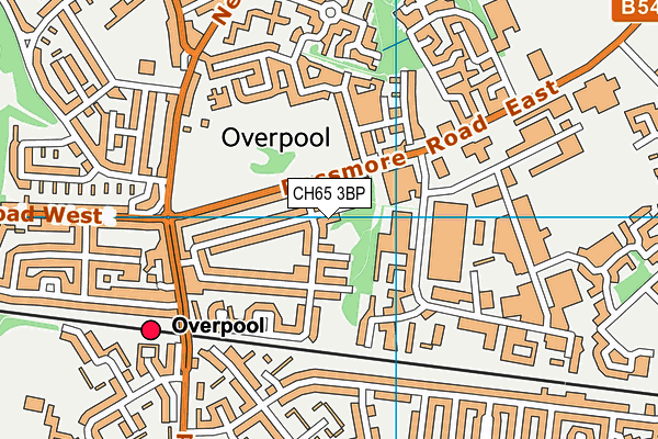 CH65 3BP map - OS VectorMap District (Ordnance Survey)