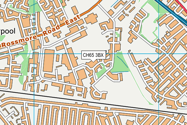 CH65 3BX map - OS VectorMap District (Ordnance Survey)