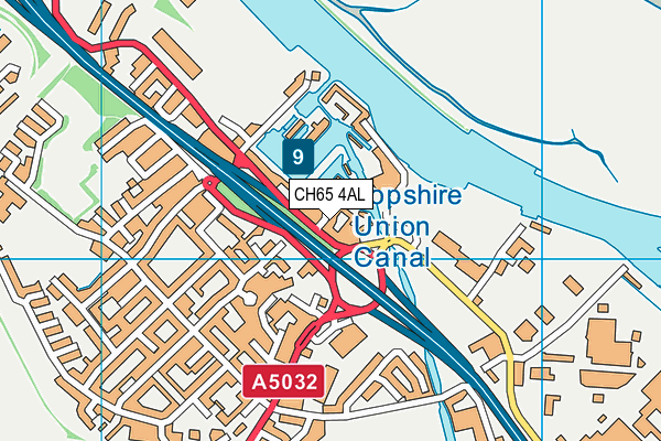 CH65 4AL map - OS VectorMap District (Ordnance Survey)