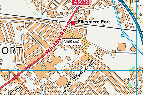 Cambridge Road Community Primary and Nursery School map (CH65 4AQ) - OS VectorMap District (Ordnance Survey)