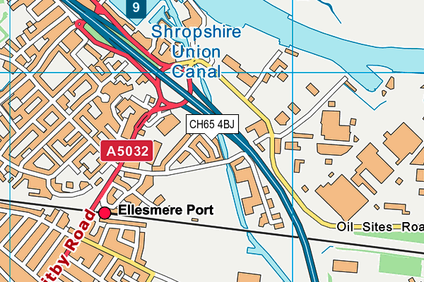 CH65 4BJ map - OS VectorMap District (Ordnance Survey)