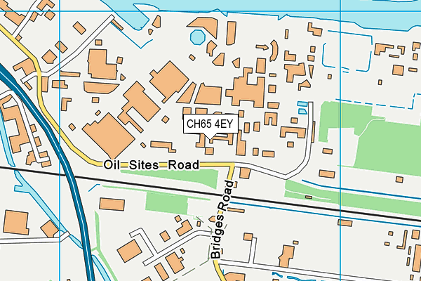 CH65 4EY map - OS VectorMap District (Ordnance Survey)