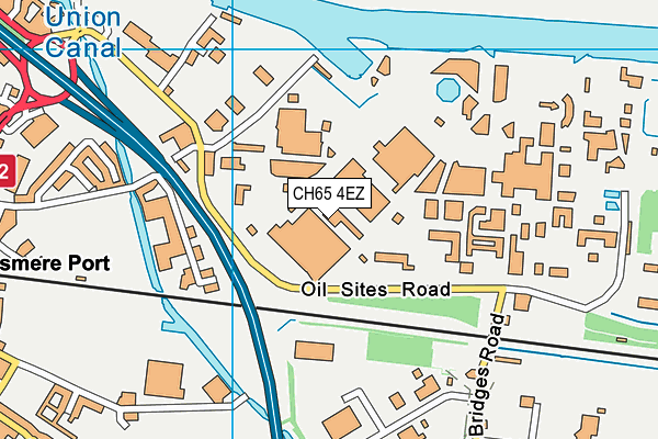 CH65 4EZ map - OS VectorMap District (Ordnance Survey)