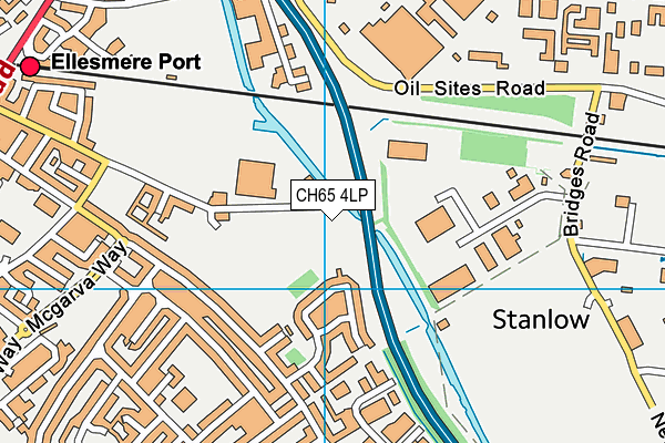 CH65 4LP map - OS VectorMap District (Ordnance Survey)