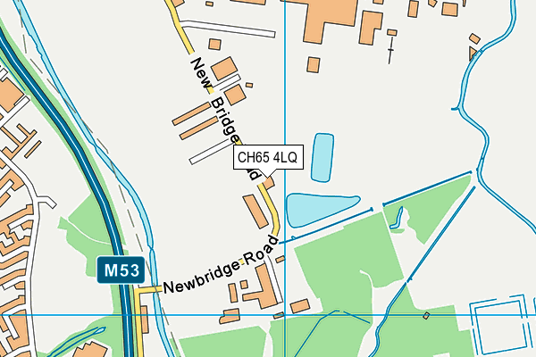 CH65 4LQ map - OS VectorMap District (Ordnance Survey)