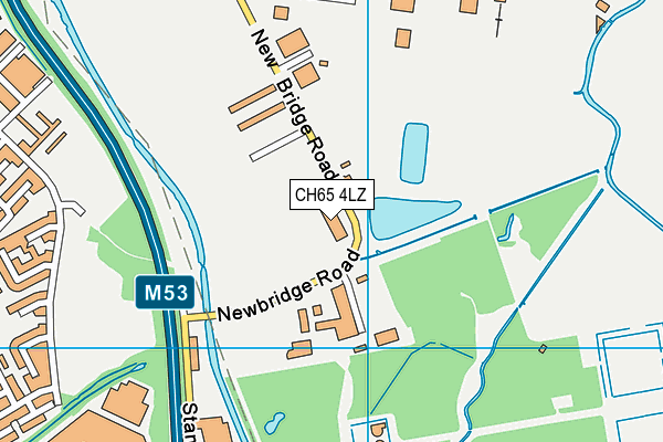 CH65 4LZ map - OS VectorMap District (Ordnance Survey)