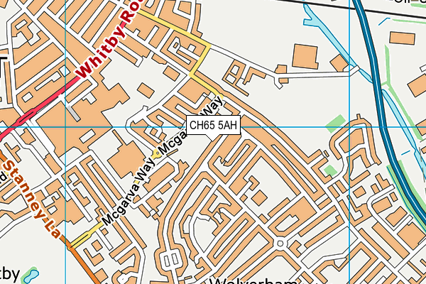 CH65 5AH map - OS VectorMap District (Ordnance Survey)