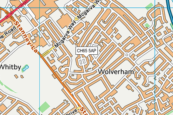 CH65 5AP map - OS VectorMap District (Ordnance Survey)