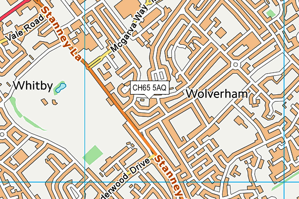 CH65 5AQ map - OS VectorMap District (Ordnance Survey)