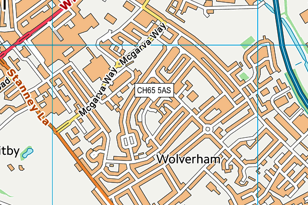 CH65 5AS map - OS VectorMap District (Ordnance Survey)