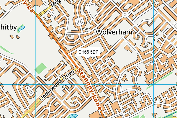 CH65 5DP map - OS VectorMap District (Ordnance Survey)