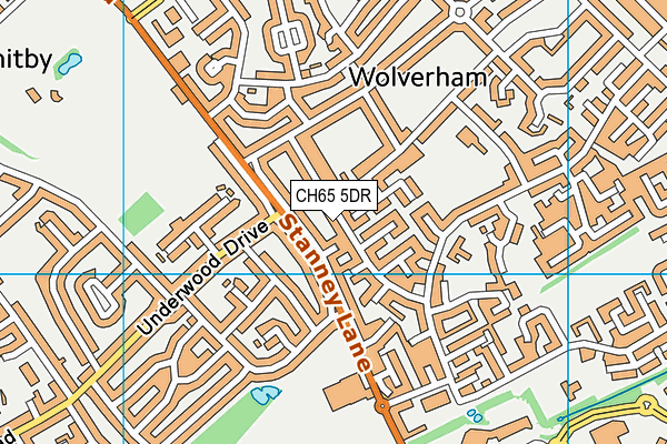 CH65 5DR map - OS VectorMap District (Ordnance Survey)