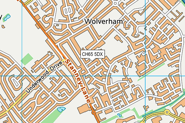 CH65 5DX map - OS VectorMap District (Ordnance Survey)