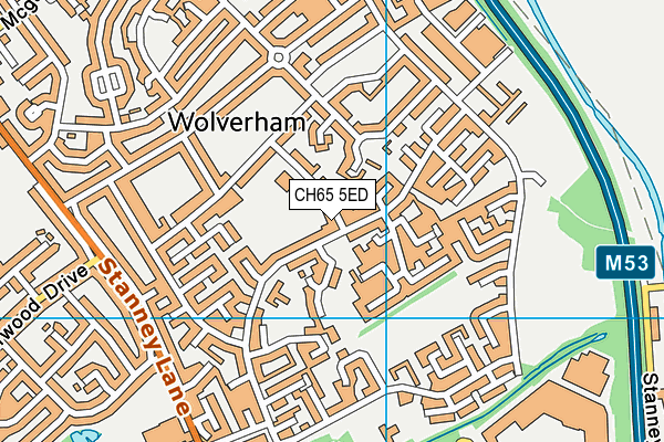 CH65 5ED map - OS VectorMap District (Ordnance Survey)