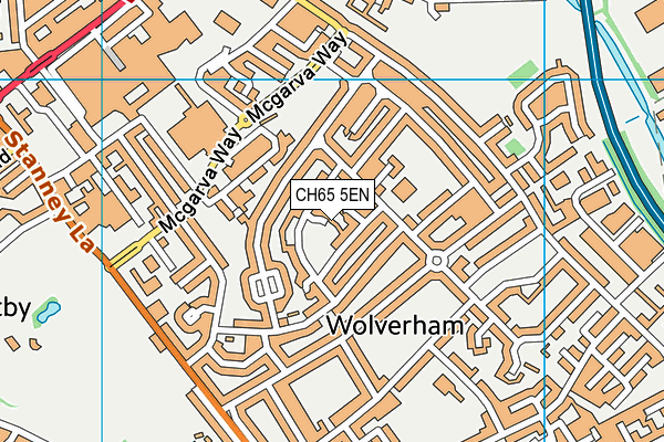 CH65 5EN map - OS VectorMap District (Ordnance Survey)
