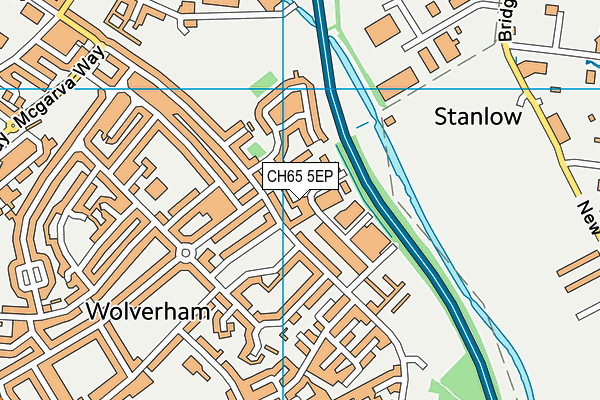 CH65 5EP map - OS VectorMap District (Ordnance Survey)