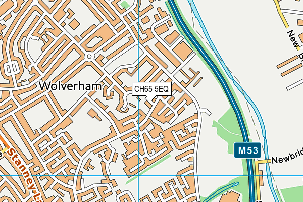 CH65 5EQ map - OS VectorMap District (Ordnance Survey)