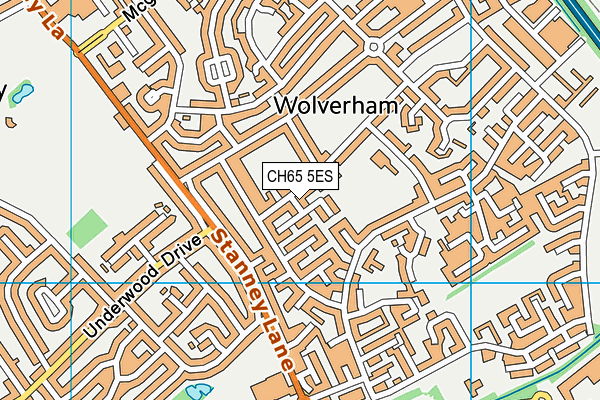 CH65 5ES map - OS VectorMap District (Ordnance Survey)