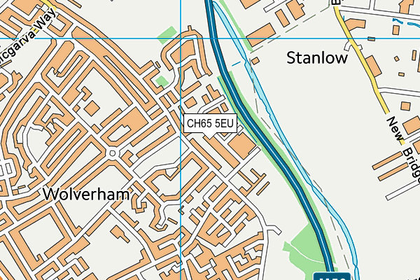 CH65 5EU map - OS VectorMap District (Ordnance Survey)