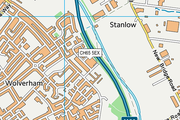 CH65 5EX map - OS VectorMap District (Ordnance Survey)