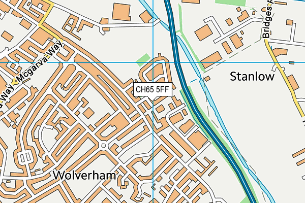 CH65 5FF map - OS VectorMap District (Ordnance Survey)
