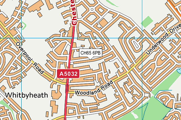 CH65 6PB map - OS VectorMap District (Ordnance Survey)