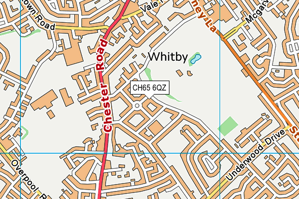 CH65 6QZ map - OS VectorMap District (Ordnance Survey)