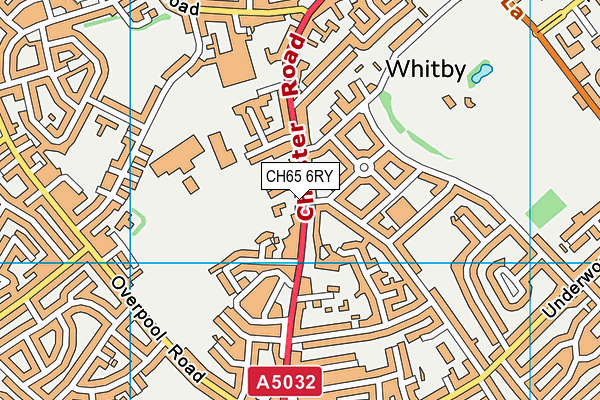 CH65 6RY map - OS VectorMap District (Ordnance Survey)