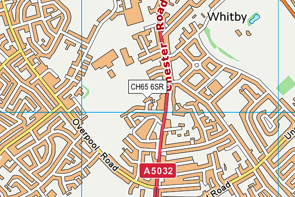 CH65 6SR map - OS VectorMap District (Ordnance Survey)