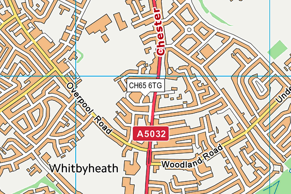 CH65 6TG map - OS VectorMap District (Ordnance Survey)