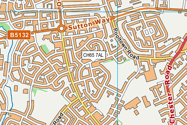 CH65 7AL map - OS VectorMap District (Ordnance Survey)