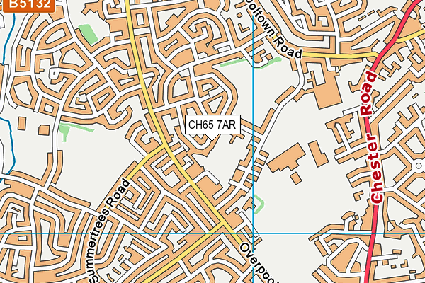 CH65 7AR map - OS VectorMap District (Ordnance Survey)