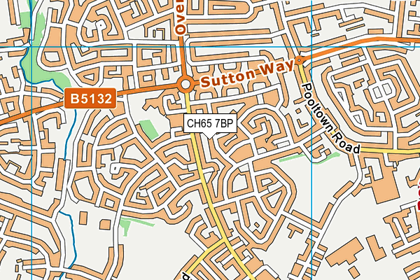 CH65 7BP map - OS VectorMap District (Ordnance Survey)