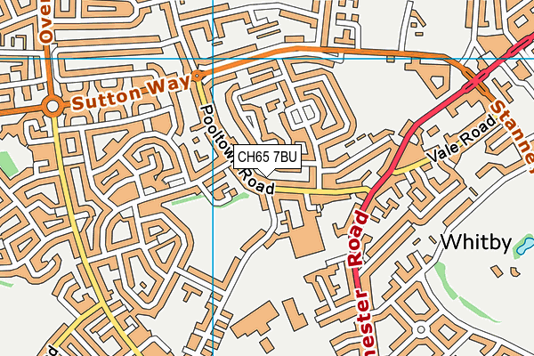 CH65 7BU map - OS VectorMap District (Ordnance Survey)