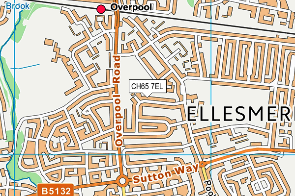 CH65 7EL map - OS VectorMap District (Ordnance Survey)