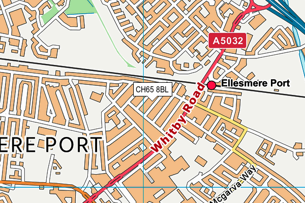 CH65 8BL map - OS VectorMap District (Ordnance Survey)