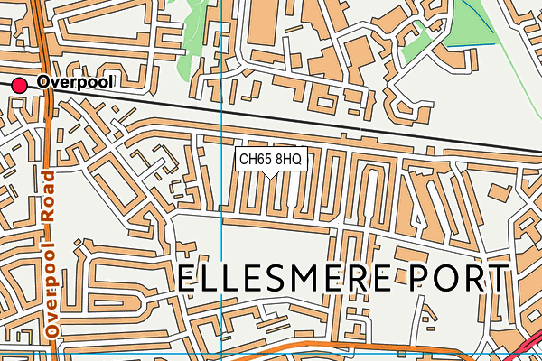 CH65 8HQ map - OS VectorMap District (Ordnance Survey)