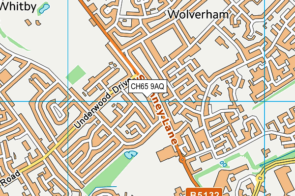 CH65 9AQ map - OS VectorMap District (Ordnance Survey)