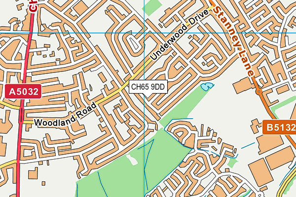 CH65 9DD map - OS VectorMap District (Ordnance Survey)