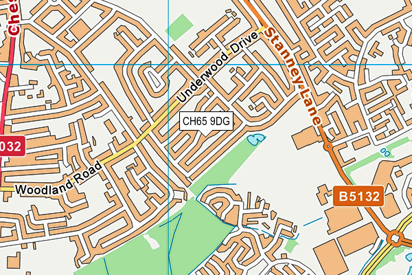 CH65 9DG map - OS VectorMap District (Ordnance Survey)