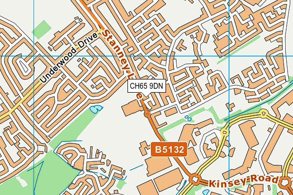 CH65 9DN map - OS VectorMap District (Ordnance Survey)